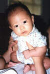 Check out the cute little Buddha baby (2 months old)
